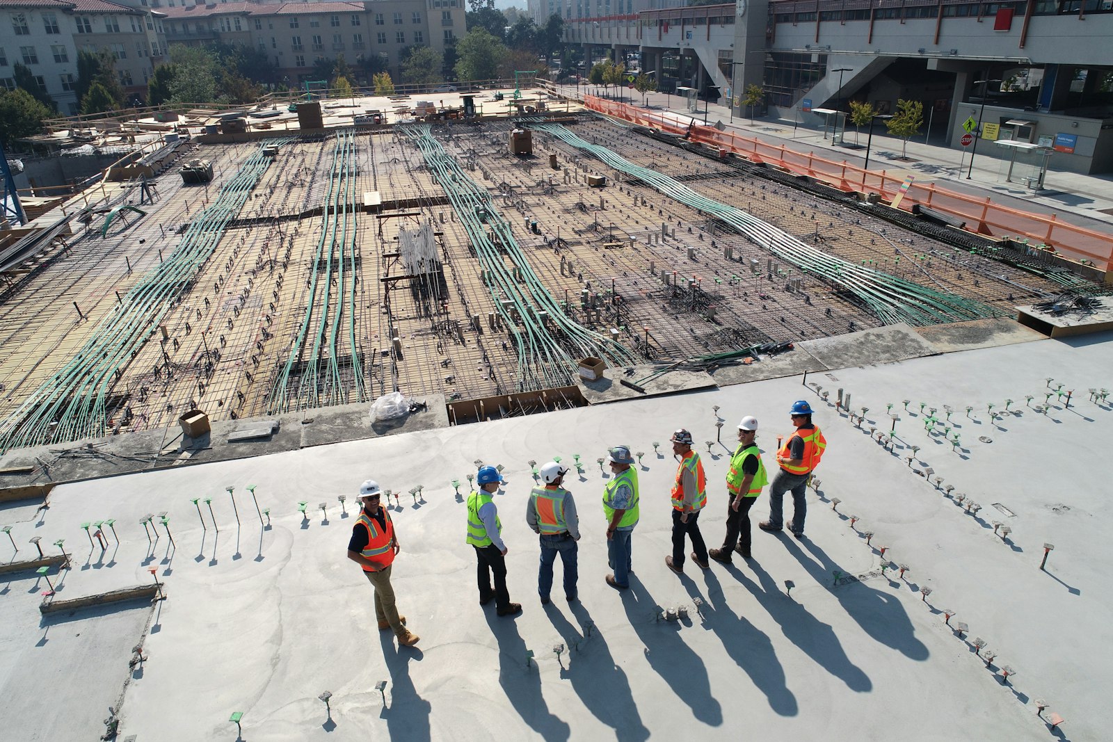 Équipe SAKOO sur un chantier de gros œuvre